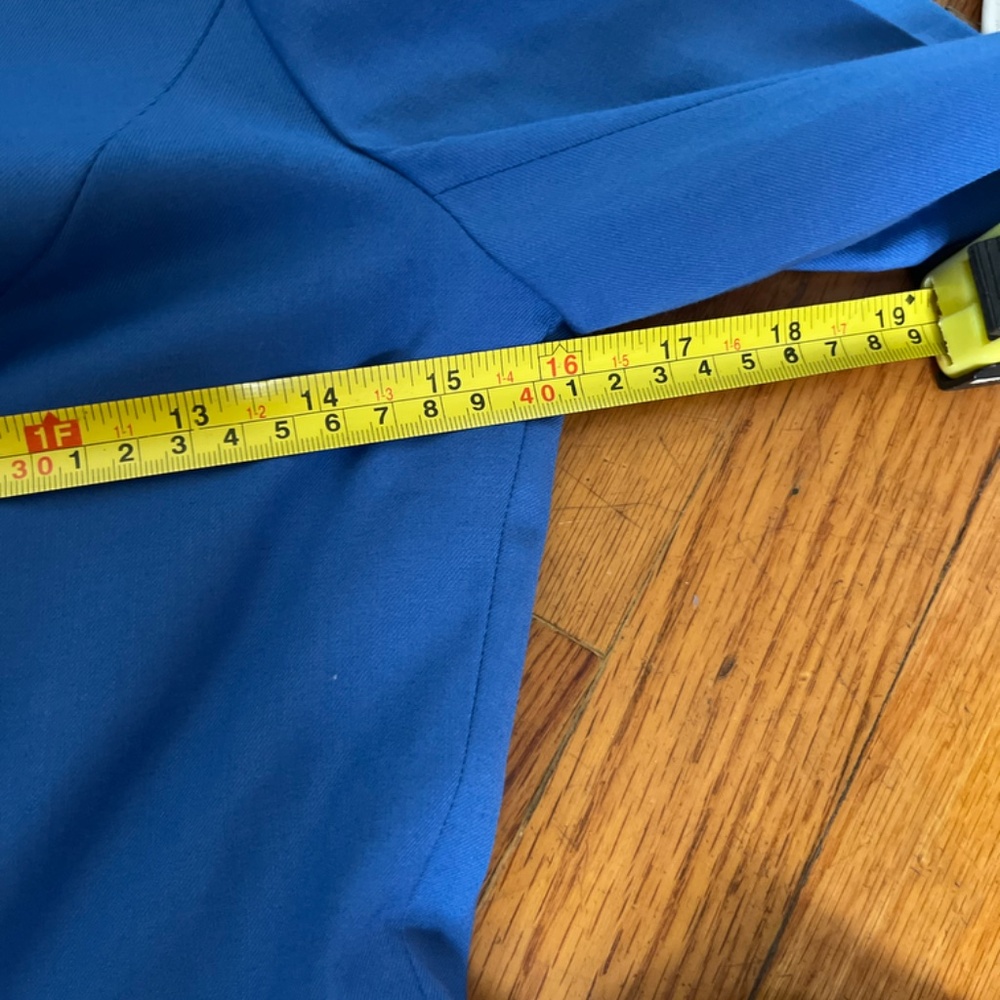 BGL Blue Long-Sleeve Belted Peplum | two-piece | US 2-4 - Picture 8 of 13